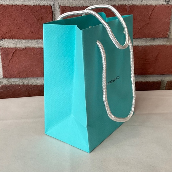 Tiffany & Co.Iconic Blue Small Gift Paper Bag NEW - Picture 4 of 10